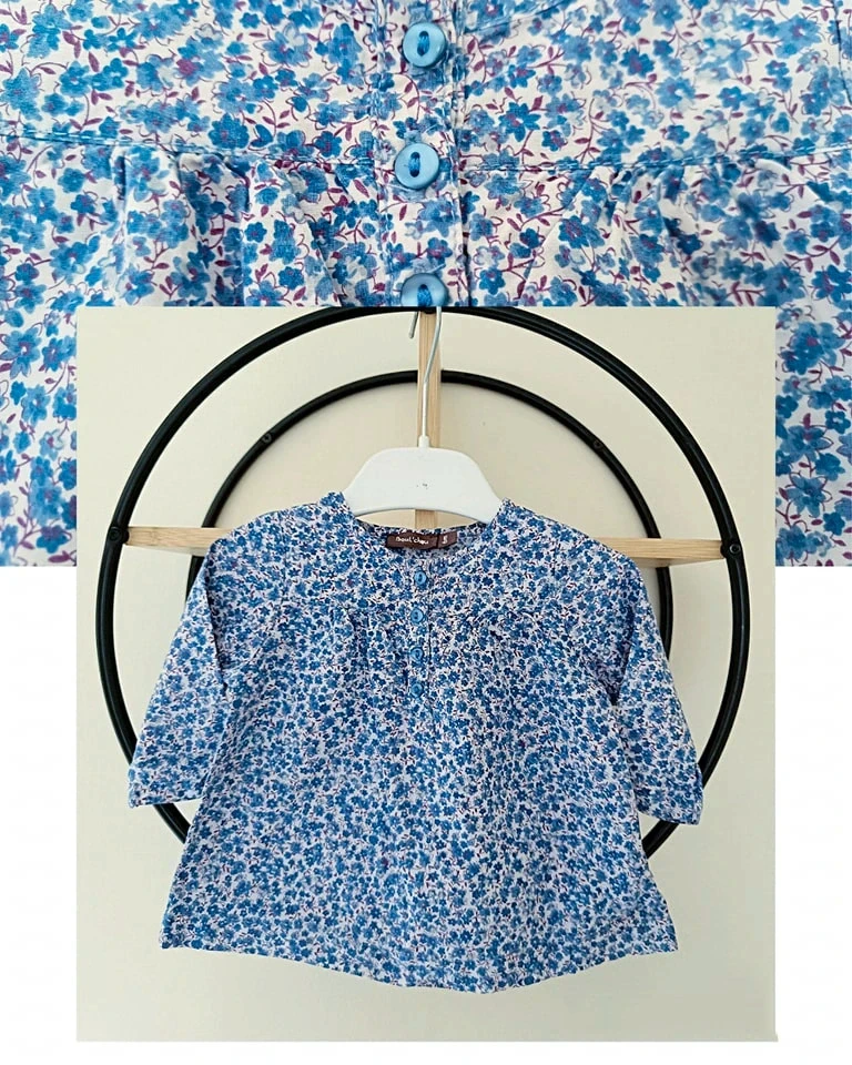 6 mois blouse bout'chou